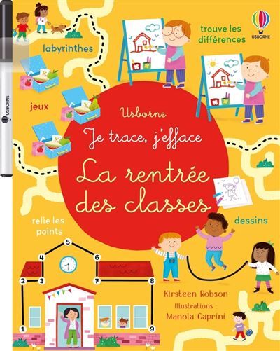 La rentrée des classes - Je trace, j'efface - Dès 3 ans
