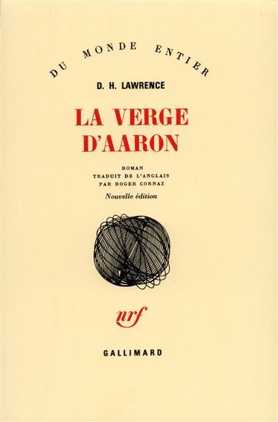 La verge d'Aaron roman - D. H. (David Herbert) Lawrence