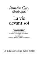 Couverture de La vie devant soi par Romain Gary