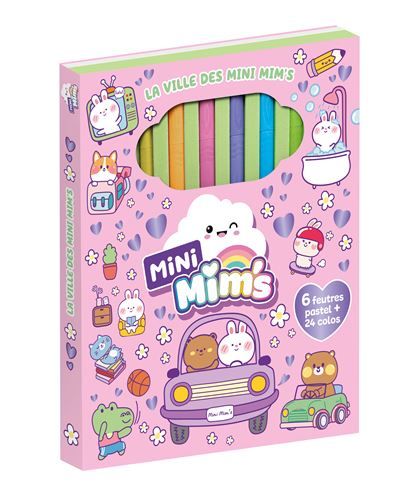 La ville des Mini Mim’s (coffret feutres)