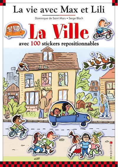 La ville Livre avec 100 stikers repositionnables -  SERGE BLOCH