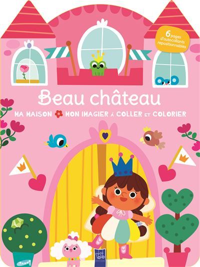 Le beau château coller colorier Ma maison, mon imagier à coller et à colorier