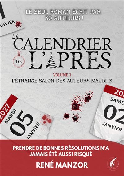Couverture de Le Calendrier de l'Après L'étrange salon des auteurs maudits par Fabio M. Mitchelli