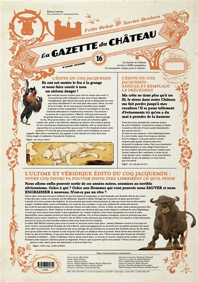 Le Château des animaux - La Gazette du château
