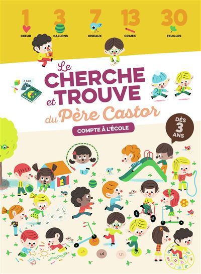 Le cherche et trouve du Père Castor Compte à l'école