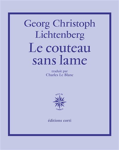 Le couteau sans lame