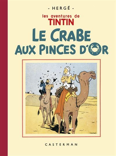 Le Crabe aux pinces d'or Fac Similé Noir et blanc Petit Format