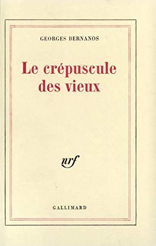 Couverture de Le crépuscule des vieux par Georges Bernanos