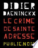 Couverture de Le crime de Sainte-Adresse par Didier Daeninckx