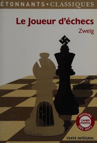 Couverture de Le joueur d'échecs par Stefan Zweig