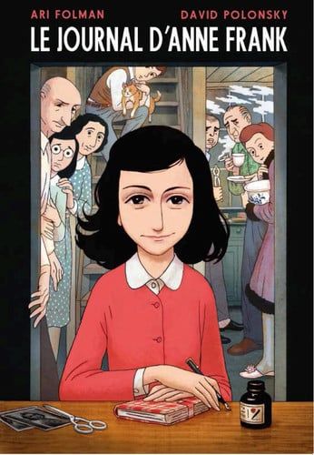 Couverture de Le Journal d'Anne Frank - Roman graphique par Anne Frank