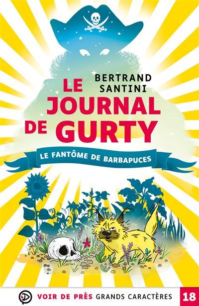 Le journal de gurty – le fantome de barbapuces Grands caractères, édition accessible pour les malvoyants