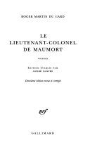 Le lieutenant-colonel de Maumort