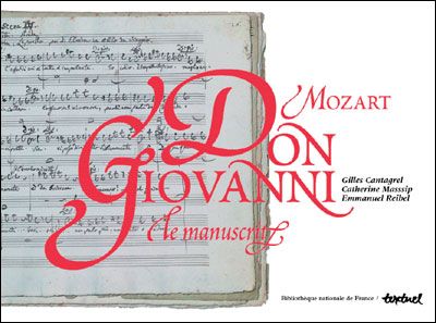 Le Manuscrit de "Don Giovanni "de Mozart