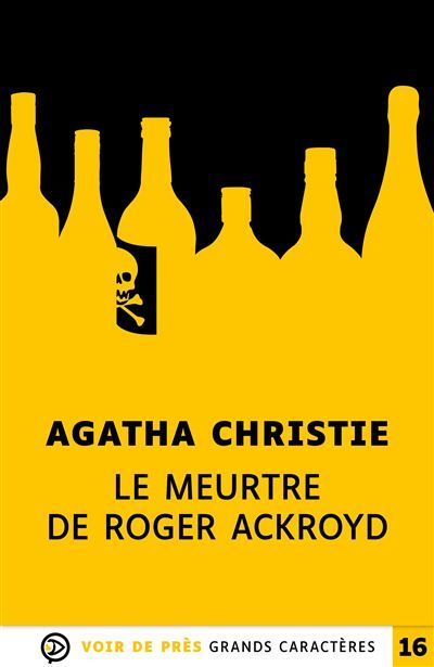 Le meurtre de roger ackroyd Grands caractères, édition accessible pour les malvoyants