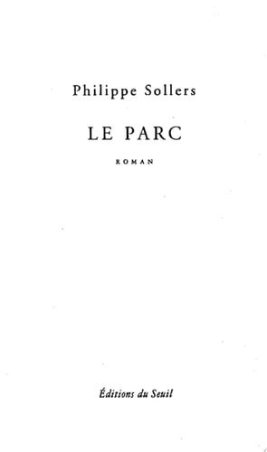 Le Parc - Prix Médicis 1961