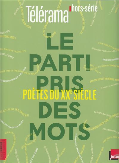 Le parti pris des mots Poètes du XXᵉ siècle