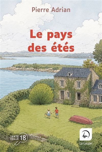 Couverture de Le pays des étés Édition en gros caractères par Pierre Adrian