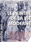 Couverture de Le peintre de la vie moderne par Charles Baudelaire