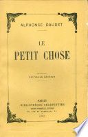 Couverture de Le Petit Chose par Alphonse Daudet