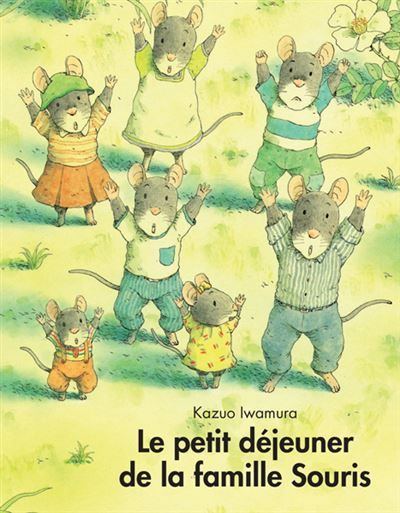 Le petit déjeuner de la famille Souris -