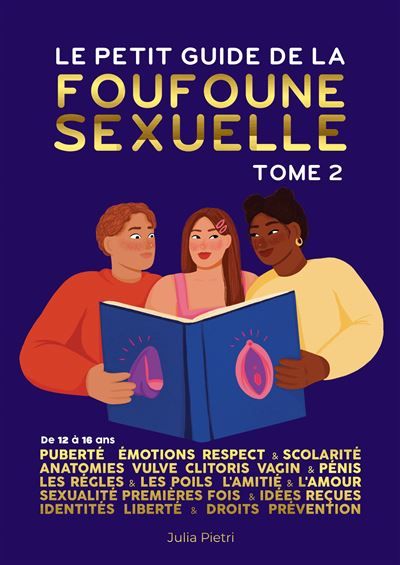 Le petit guide de la foufoune sexuelle - Tome 2 Puberté, émotions, respect & scolarité, anatomie de la vulve, du clitoris, du vagin et du pénis. Les règles et les poils, l'amitié et l'amour, sexualité, première fois et idées reçues, identités, liberté et prévention