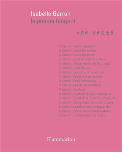 Le poème tangent
