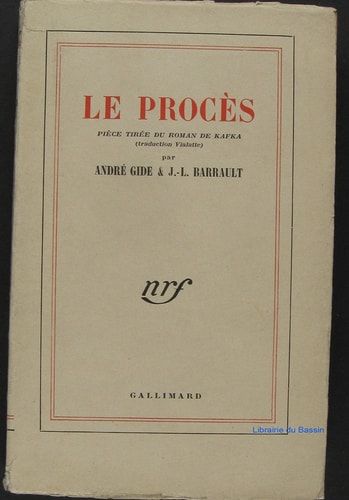 Le procès pièce tirée du roman de Kafka