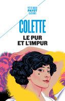 Couverture de Le pur et l'impur par Colette, Colette,