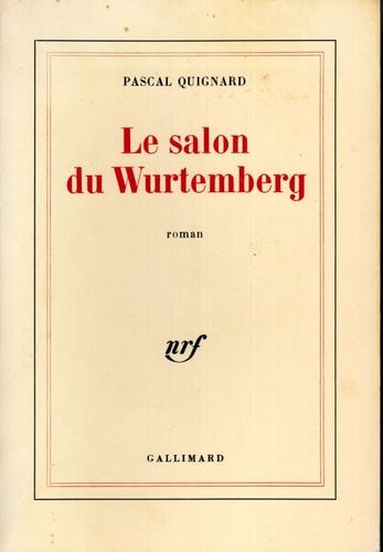 Le salon du Wurtemberg roman