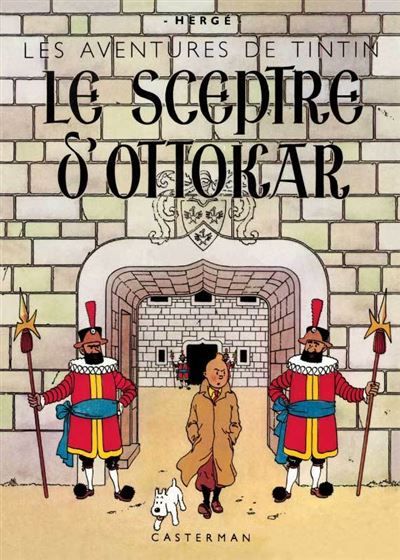 Le Sceptre d'Ottokar Grand format, fac-similé de l'édition de 1942 en noir et blanc
