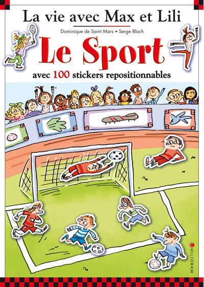 Le sport Livre avec 100 stikers repositionnables -  SERGE BLOCH