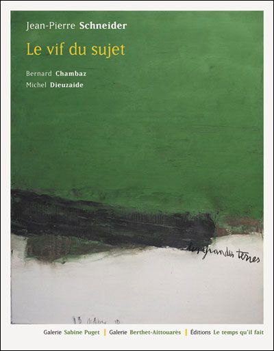 Le Vif du sujet Jean-Pierre Schneider
