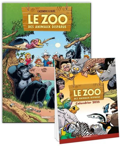 Le Zoo des animaux disparus - tome 04 + calendrier 2025 offert -  Bloz