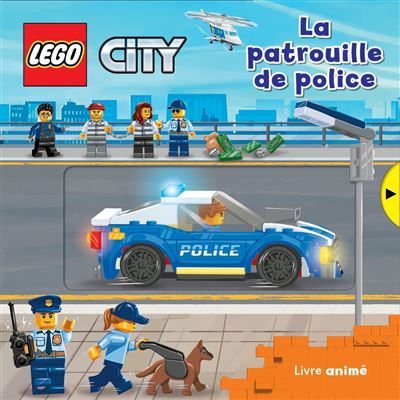 LEGO® City La patrouille de police Livre animé