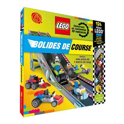 Couverture de LEGO, Construis, invente, joue ! - LEGO, Bolides de course par Collectif, Collectif,