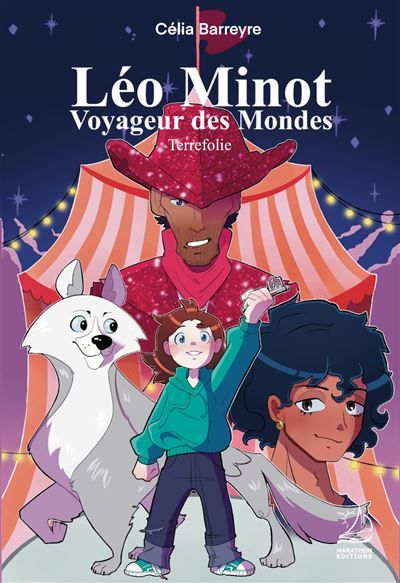 Couverture de Léo Minot : voyageur des mondes - Terrefolie par Célia Barreyre