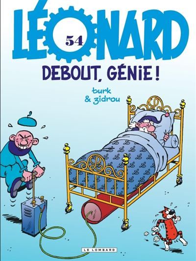Léonard - Tome 54 - Debout, génie ! Recouvert d’une jaquette anniversaire numérotée 77 pour fêter les 77 ans des éditions du Lombard -  Turk
