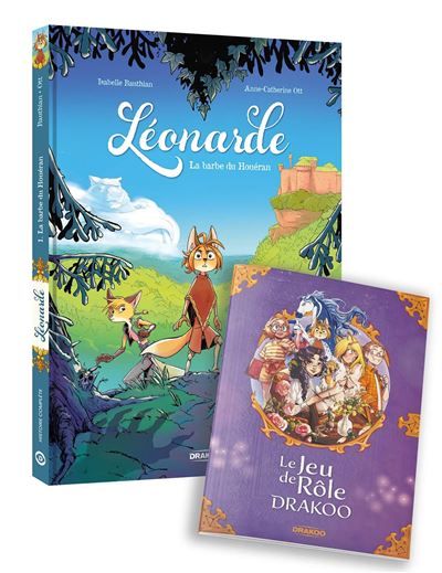 Léonarde - vol. 01  + jeu de rôle offert - édition limitée La barbe du Houéran - Anne-Catherine Ott