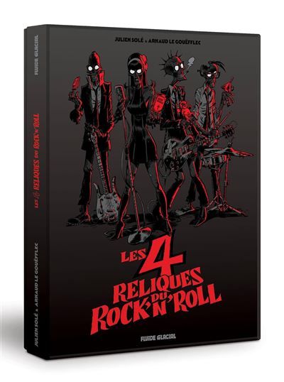 Les 4 Reliques du rock'n'roll - coffret avec vinyle et poster - Julien Solé