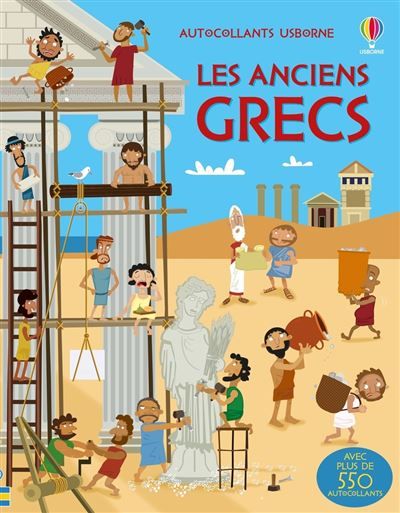 Les anciens Grecs - Autocollants Usborne - Dès 5 ans