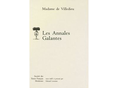 Les Annales galantes - Tome I