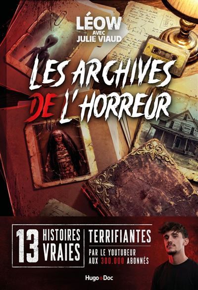 Couverture de Les Archives de l'horreur par Julie Viaud