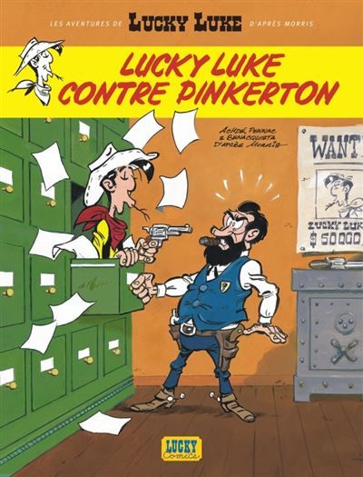 Les Aventures de Lucky Luke d'après Morris - Tome 4 - Lucky Luke contre Pinkerton -  Achdé
