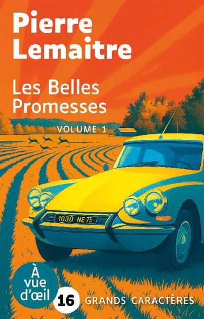 Couverture de Les belles promesses (2 volumes) Grands caractères, édition accessible pour les malvoyants par Pierre…