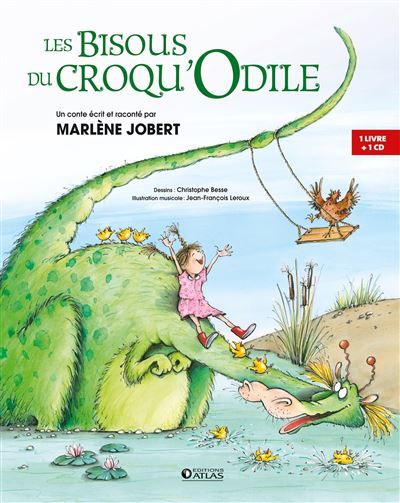 Les bisous du Croqu' Odile Livre CD écrit et raconté par Marlène Jobert