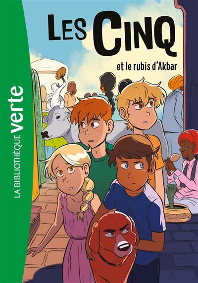 Les Cinq (nouvelle édition), Tome 35 - Les Cinq et le rubis D'Abkar