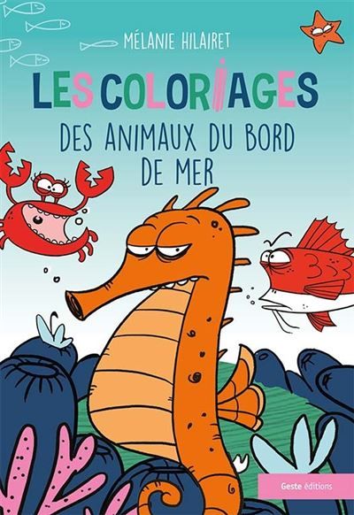Les coloriages des animaux du bord de mer