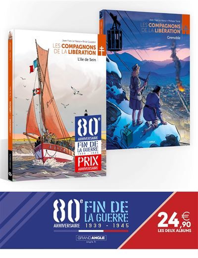 Les Compagnons de la Libération - Pack 80 ans de la guerre 39/45 : Grenoble/L'île de Sein - Brice Goepfert
