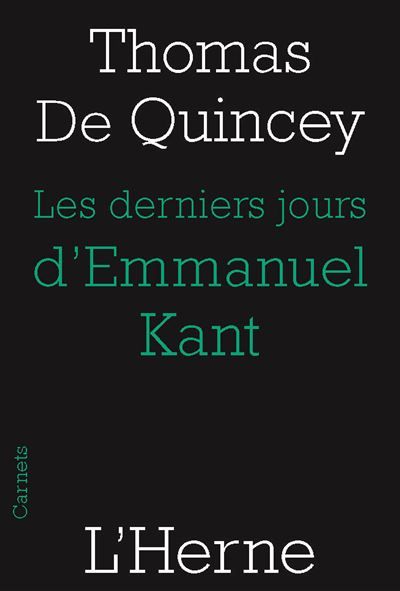Les derniers jours d'emmanuel kant